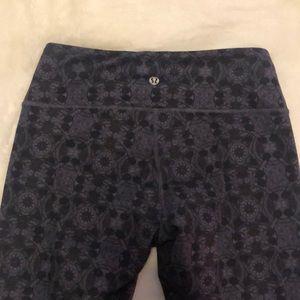 Grape patterned Lululemon leggings!